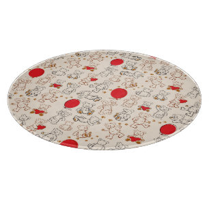 Planche À Découper Texture avec le nounours