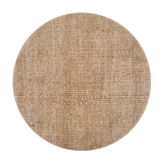 Planche À Découper texture de burlap Brown, tissu rustique.