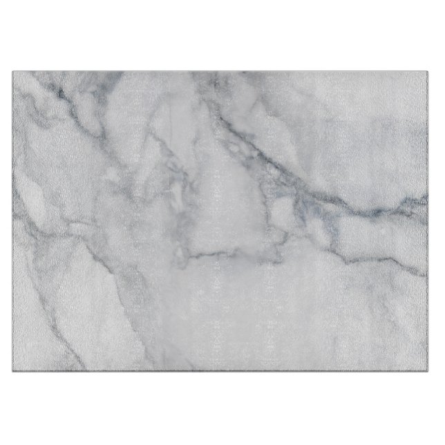 Planche À Découper Texture de marbre blanche (Devant)