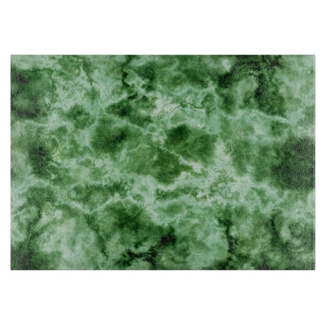 Planche À Découper Texture de marbre vert (Devant)