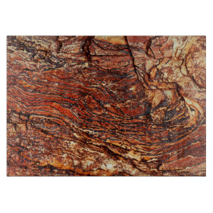 Planche À Découper Texture de roche Brown rougeâtre