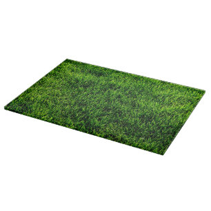 Planche À Découper Texture d'herbe verte d'un terrain de football