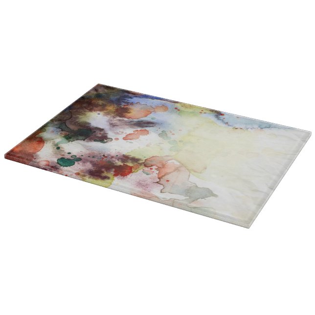 Planche À Découper Texture grunge d'aquarelle abstraite avec la (Coin)
