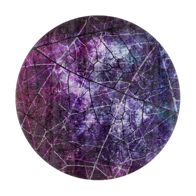 Planche À Découper Texture pourpre, bleue, et rouge de grunge de (Devant)