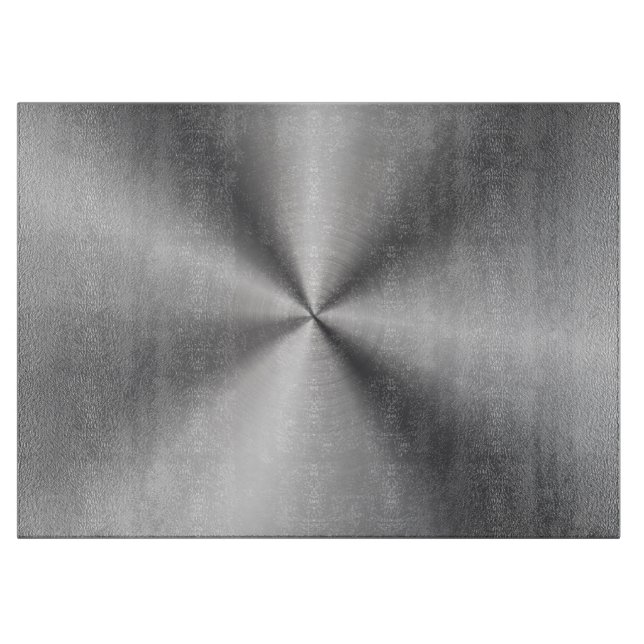 Planche À Découper Texture radiale métallique personnalisée (Devant)