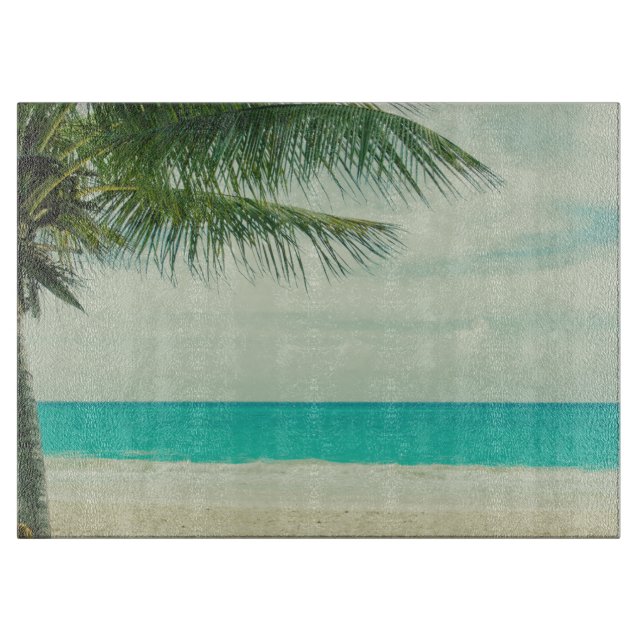 Planche À Découper Thème de plage Retro (Devant)