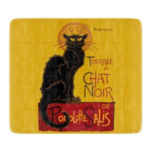 Planche À Découper Theophile Steinlen - Le Conversation Noir Vintage