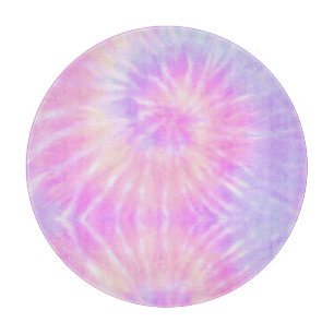 Planche À Découper Tiedye Pastel Rainbow Spirale Hippie Tie Dye
