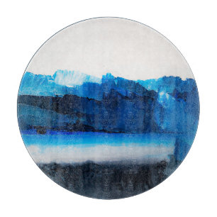 Planche À Découper Toile Abstraite : Texture Art Moderne.