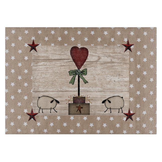 Planche À Découper Topiaire du coeur (Devant)