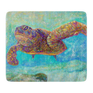 Planche À Découper Tortue de mer - Coupe de verre