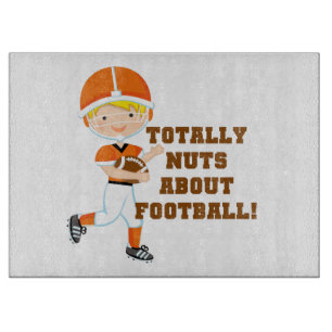 Planche À Découper Totalement Nuts au sujet du football