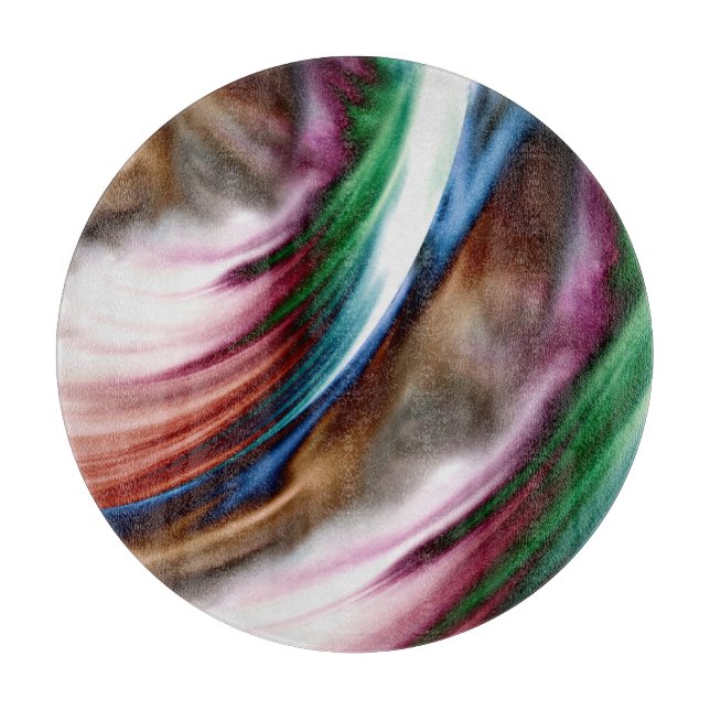 Planche À Découper Tourbillon Rainbow Golden Snow (Devant)