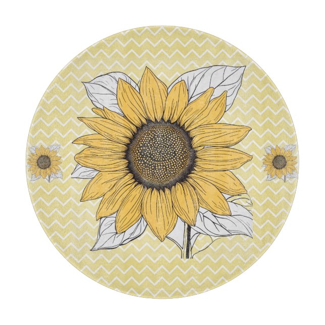 Planche À Découper "Tournesol" (Devant)