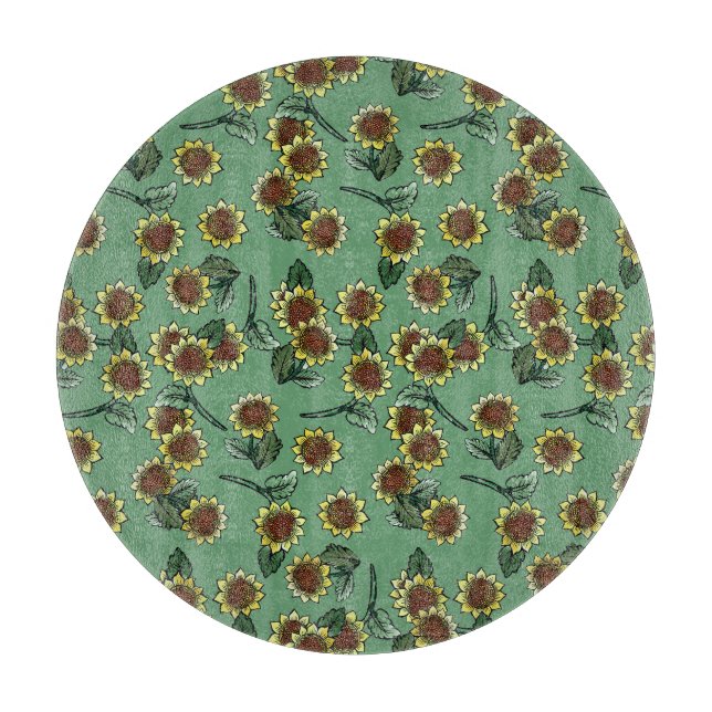 Planche À Découper Tournesols                                         (Devant)