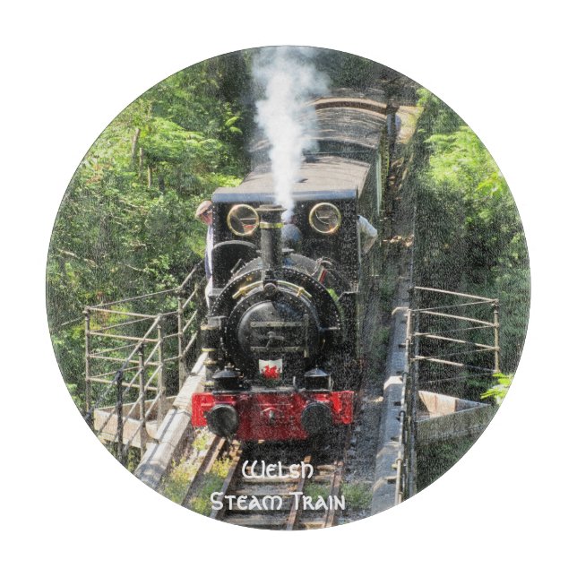 Planche À Découper Train à vapeur gallois. (Devant)