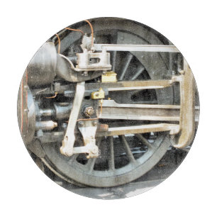 PLANCHE À DÉCOUPER TRAINS À VAPEUR