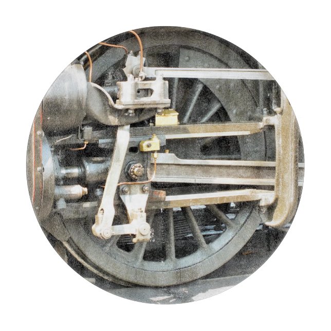 PLANCHE À DÉCOUPER TRAINS À VAPEUR (Devant)