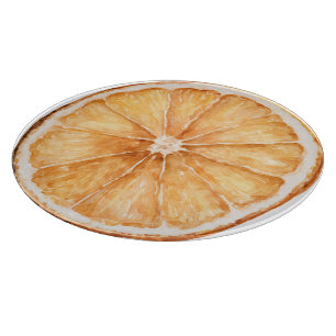 Planche À Découper Tranche de fruit d'orange