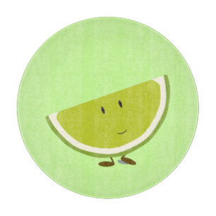 Planche À Découper Tranche de sourire de chaux