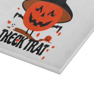 Planche À Découper Treck Trat Citrouille Sourire