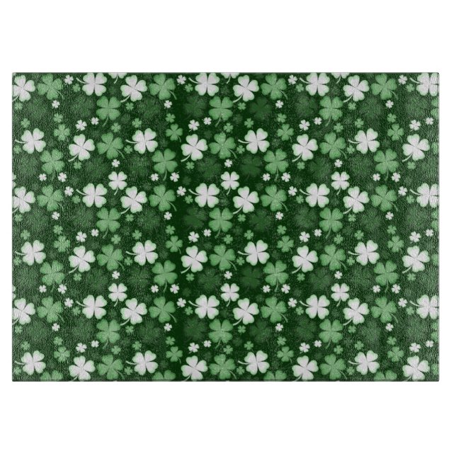 Planche À Découper Trèfle vert, jour de la Saint-Patrick (Devant)