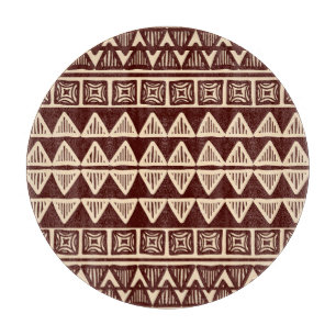 Planche À Découper Tribal Striped : Oeuvre Ornementale.