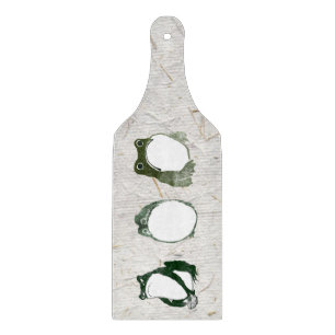 Planche À Découper Trio de grenouilles japonaises grumeuses crapauds