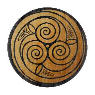 Planche À Découper Triple Celtic Knot Swirl Mandala