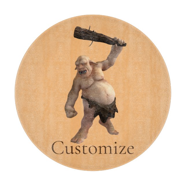 Planche À Découper Troll moche Thunder_Cove (Devant)