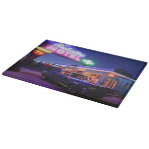 Planche À Découper Tucumcari, Nouveau Mexique, Etats-Unis. Itinéraire