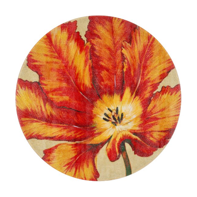 Planche À Découper Tulipe de perroquet II (Devant)