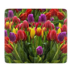 Planche À Découper Tulipes lumineuses