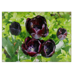 Planche À Découper Tulipes noires de Hollande