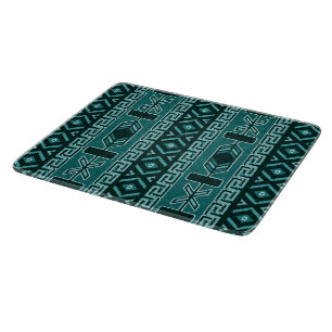 Planche À Découper Turquoise Southwestern Design Aztec Motif tribal