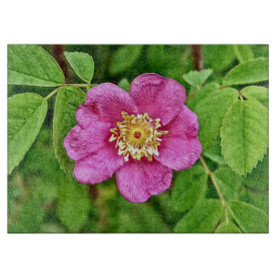 Planche À Découper Un Rose sauvage