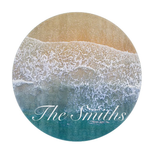 Planche À Découper Une avec la plage (Devant)