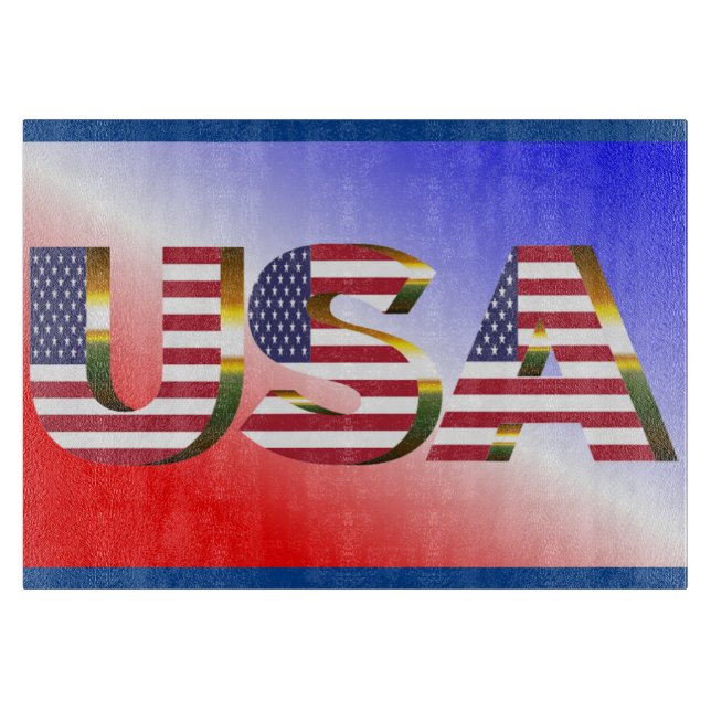 PLANCHE À DÉCOUPER USA (Devant)