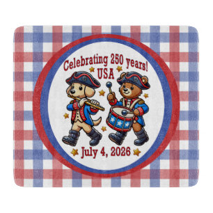 Planche À Découper USA 250th Anniversary Souvenir - Patriotique