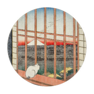 Planche À Découper Utagawa Hiroshige - Champs de riz Asakusa