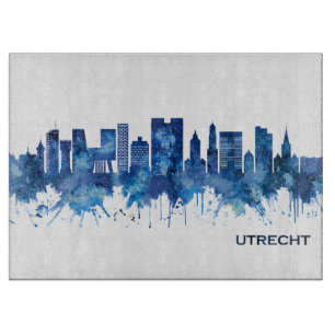 Planche À Découper Utrecht Pays-Bas Skyline Blue