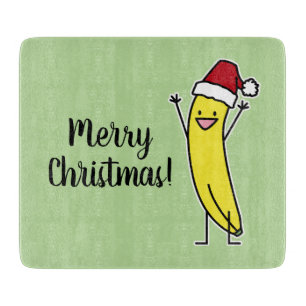 Planche À Découper Vacances encourageantes de Noël de casquette de