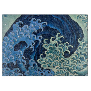 Planche À Découper Vague féminine de Hokusai Océan Vintage 