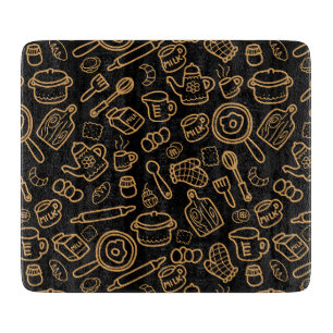Planche À Découper Vaisselle Noir Brown