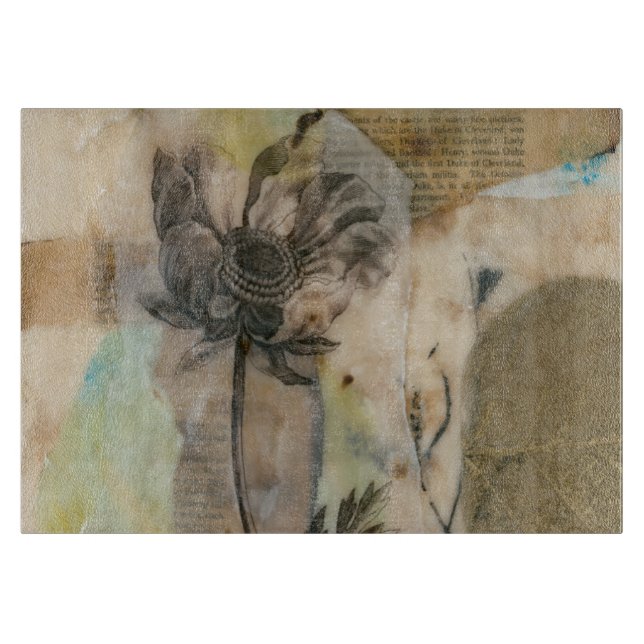 Planche À Découper Vellum Floral II (Devant)