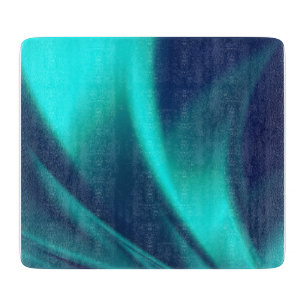 Planche À Découper Verre bleu