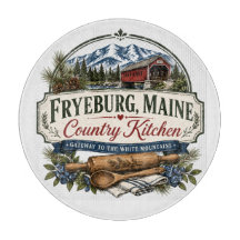Verre décoratif de cuisine de campagne de Fryeburg
