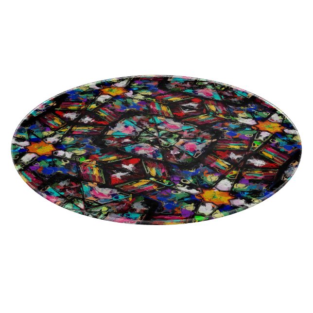 Planche À Découper Verre verni équatorien (Coin)