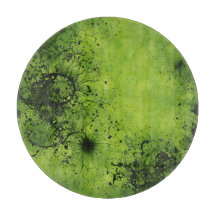 Vert Citron Grunge avec Accents Noirs