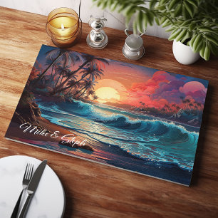 Planche À Découper Vibes de coucher de soleil